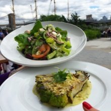 Gluten-free salad and cauliflower from Industry Kitchen